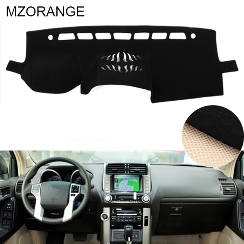

MZORANGE For Toyota PRADO 2010-2014 2015 2016 2017 2018 Car Dashboard Cover Avoid Light Pad Instrument Platform Dash Board Cover
