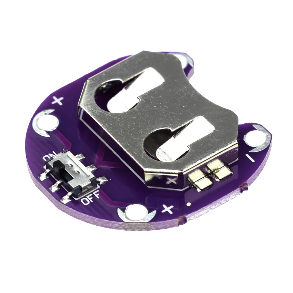 

LilyPad Coin Cell Battery Holder CR2032 Battery Mount Module for arduino Diy Kit