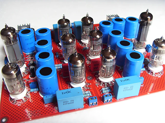 

jadis JP-200 Tube Preamplifier 6P14x2 6N2x2 12AX7 x6 Good for amplifier finished board