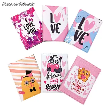 

TOP Travel Passport Covers PVC Leather Women Men Passport Credit Holder Bag Case Wallet Purse Student Kids Gift