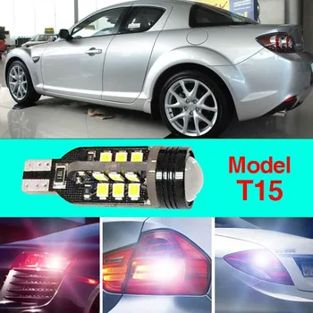 

Ownsun Error Free T15 Socket 360 Degrees Projector Lens LED Backup Reverse light R5 Chips Replacement Bulb For Mazda RX-8