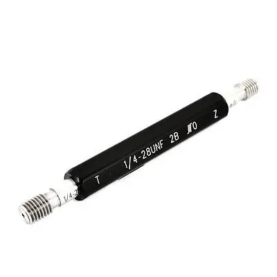 

1/4-28UNF 2B Steel Pipe Thread Plug Gage Go/No Go Gauge Gaging Tool