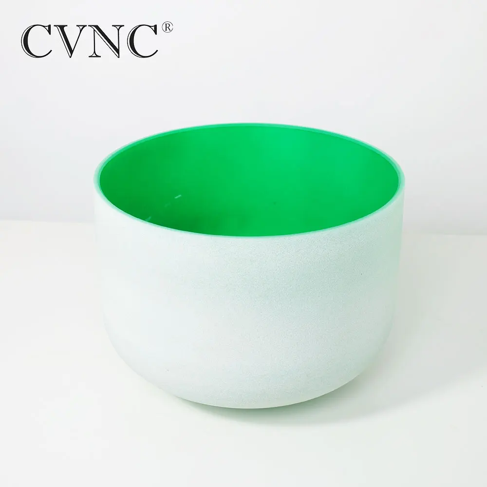 

CVNC 12 Inch F Heart Green Chakra Quartz Crystal Singing Bowl