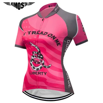 

Weimostar Don't Tread On Me Cycling Jersey Women Summer Bike Jersey MTB Downhill Bicycle Wear Clothes Quick Dry Cycling Clothing