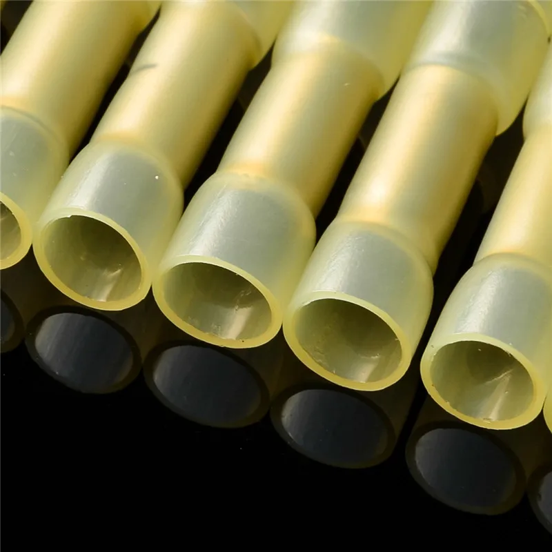 100 шт./компл. термоусадочные обжимных разъёмов, коннекторов для 3 размеров изолированный Электрический провод кабель Разъемы красные, синие желтые для 22-10 AWG