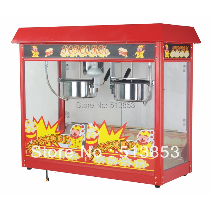 

High Quality popcorn machine-Double pots popcorn machine