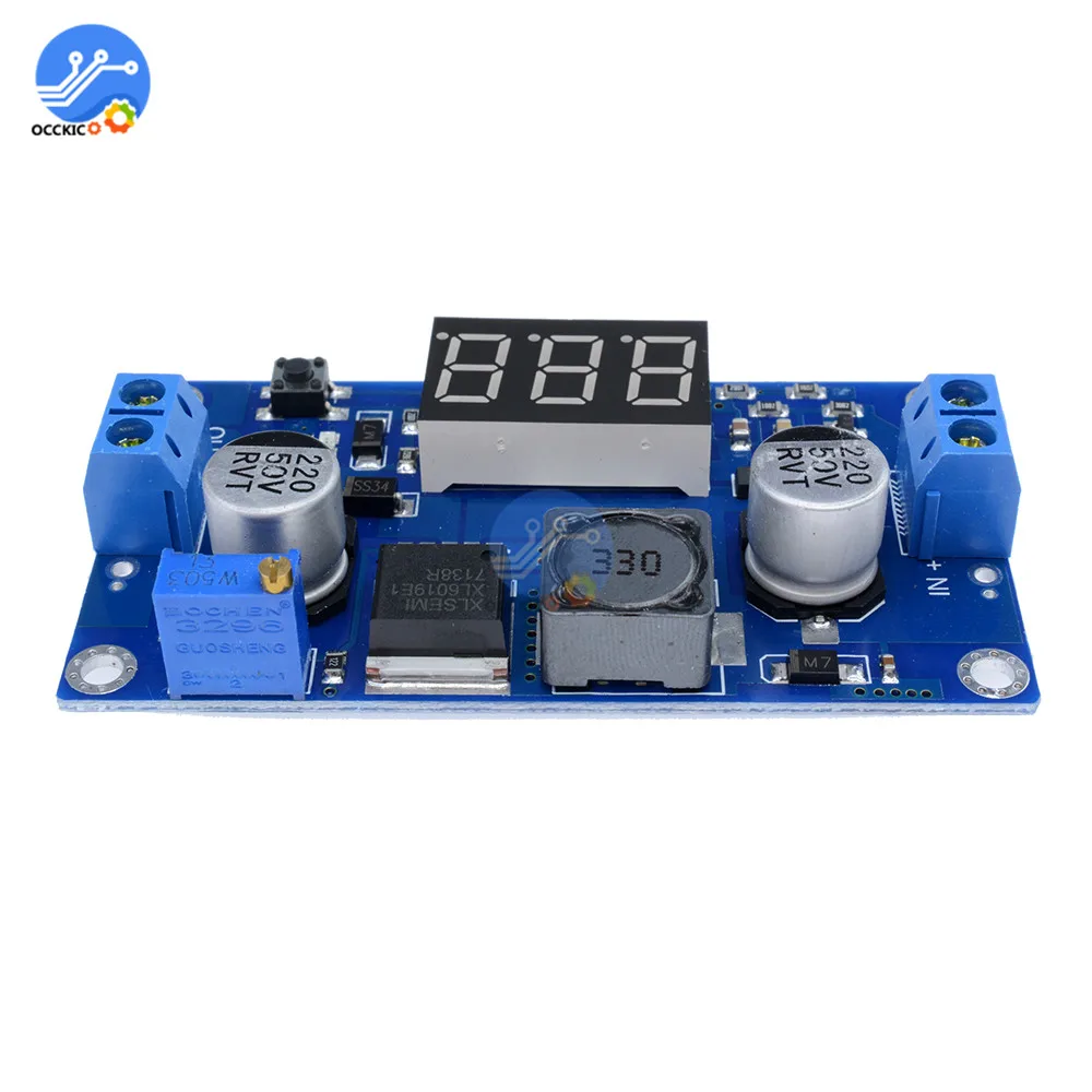 XL6009 DC шаг повышающий Зарядное устройство Модуль 4 5 32V постоянного тока до 35V