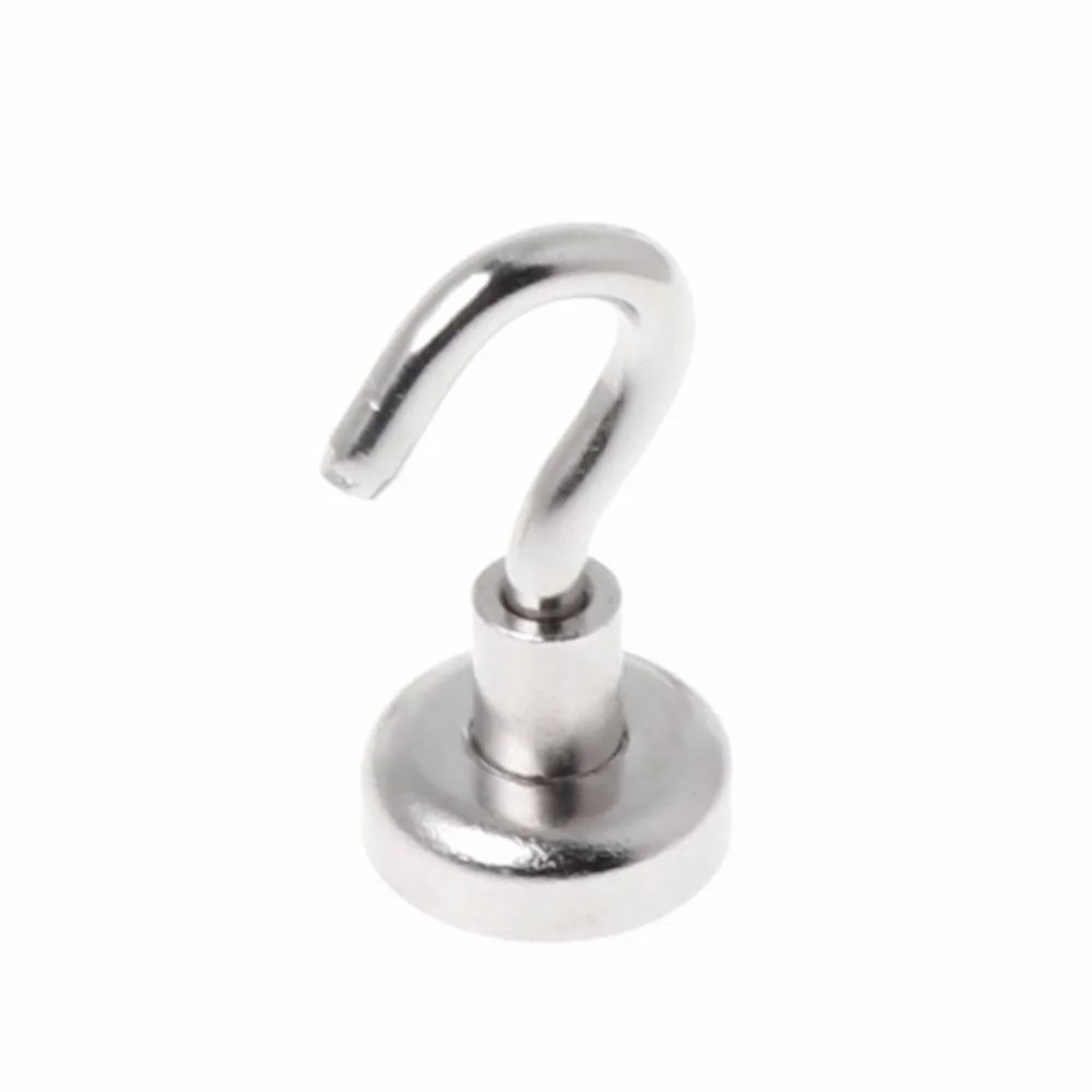 

Strong Mini Magnetic Circular Hook Hanger Magnet Linked Home Kitchen Wall Hold