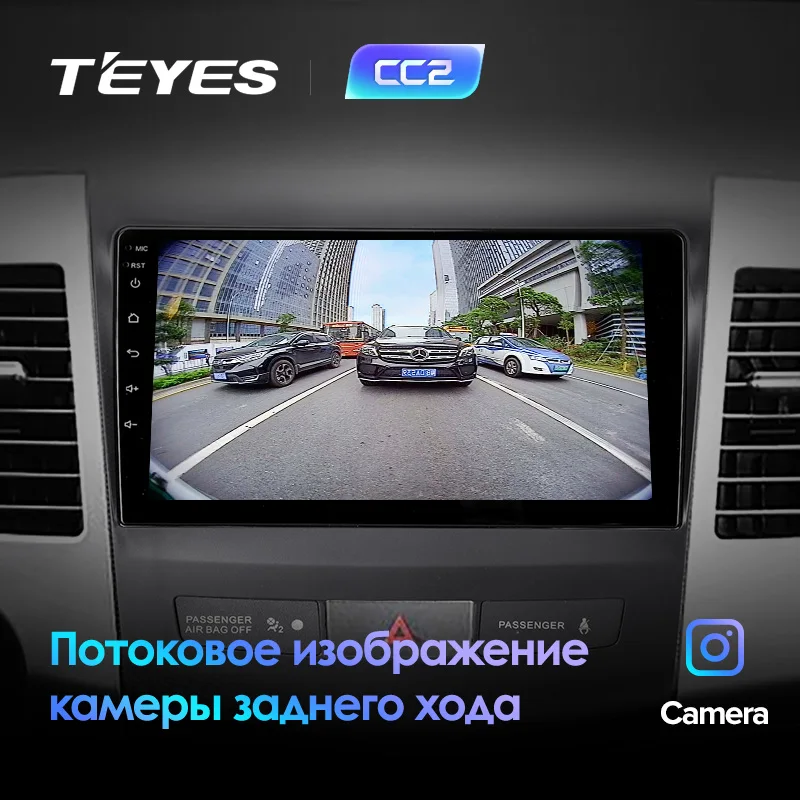 Flash Deal TEYES CC2 For Mitsubishi Outlander 2 CW0W 2005-2011 Car Radio Multimedia Video Player Navigation GPS Android 8.1 No 2din 2 din 3