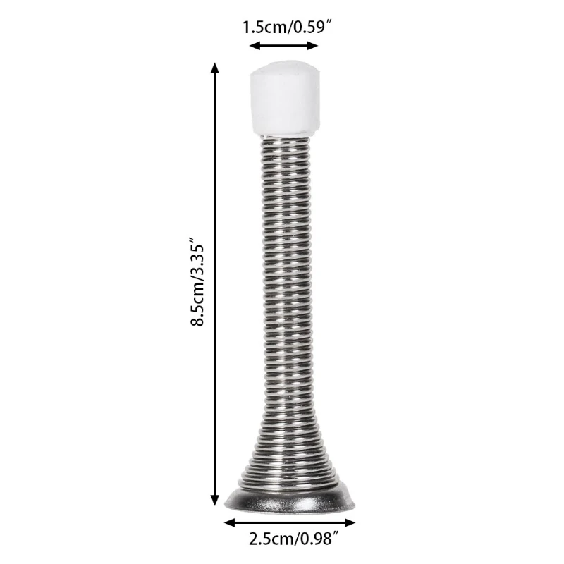 1 шт. резиновая крышка металлические дверные стопоры пружинный фиксатор настенный плинтус 85 мм Nov2-A