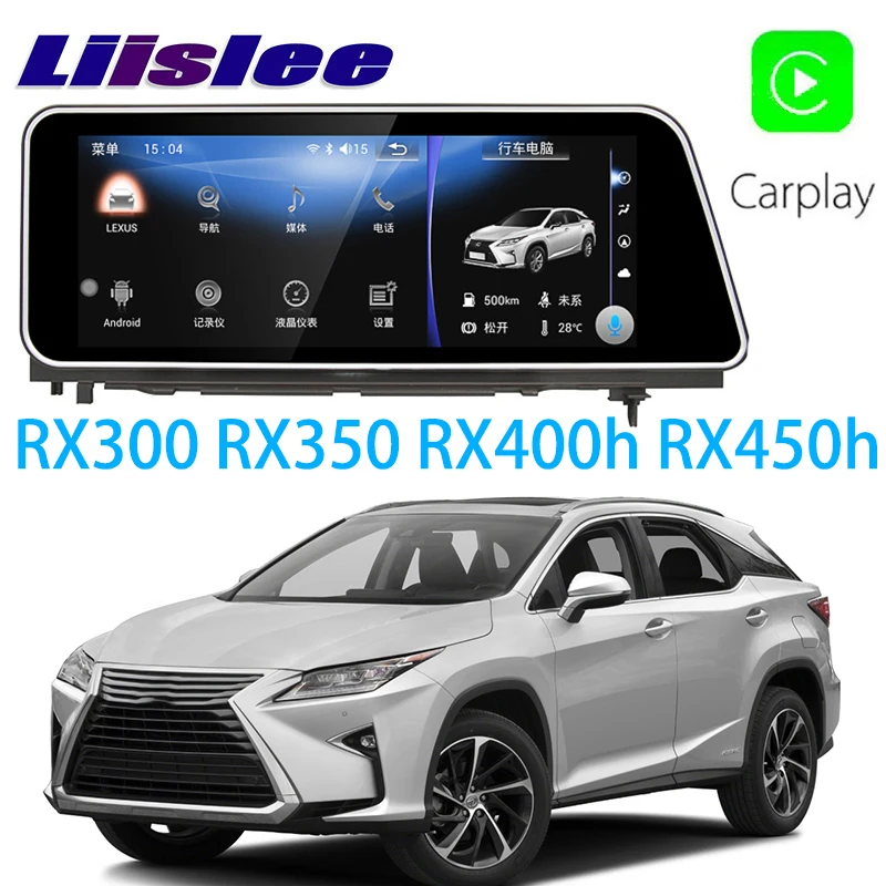 LiisLee Автомобильный мультимедийный gps аудио Радио стерео для Lexus RX RX300 RX350 RX400h RX450h~ стиль навигации NAVI