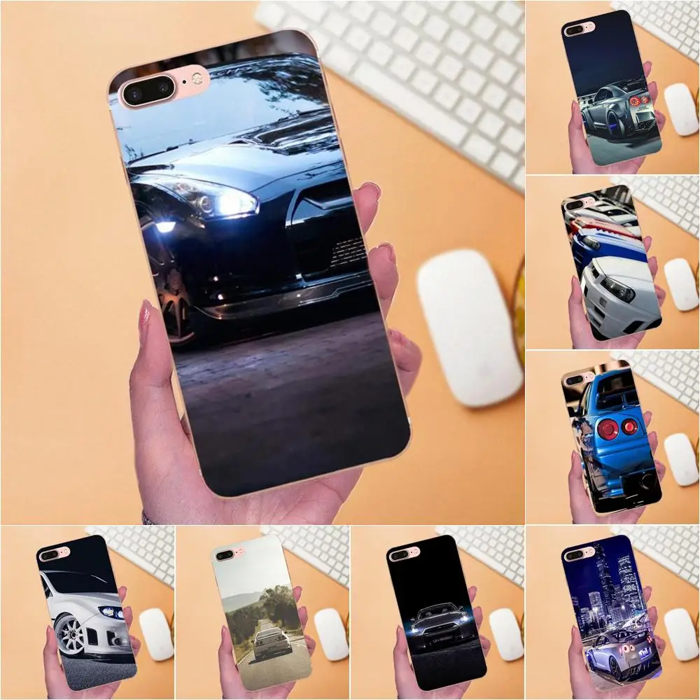 Чехол из ТПУ для телефона Nissan Skyline Gtr R34 Sony Xperia Z Z1 Z2 Z3 Z4 Z5 compact Mini M2 M4 M5 T3 E3 E5 XA XA1 XZ