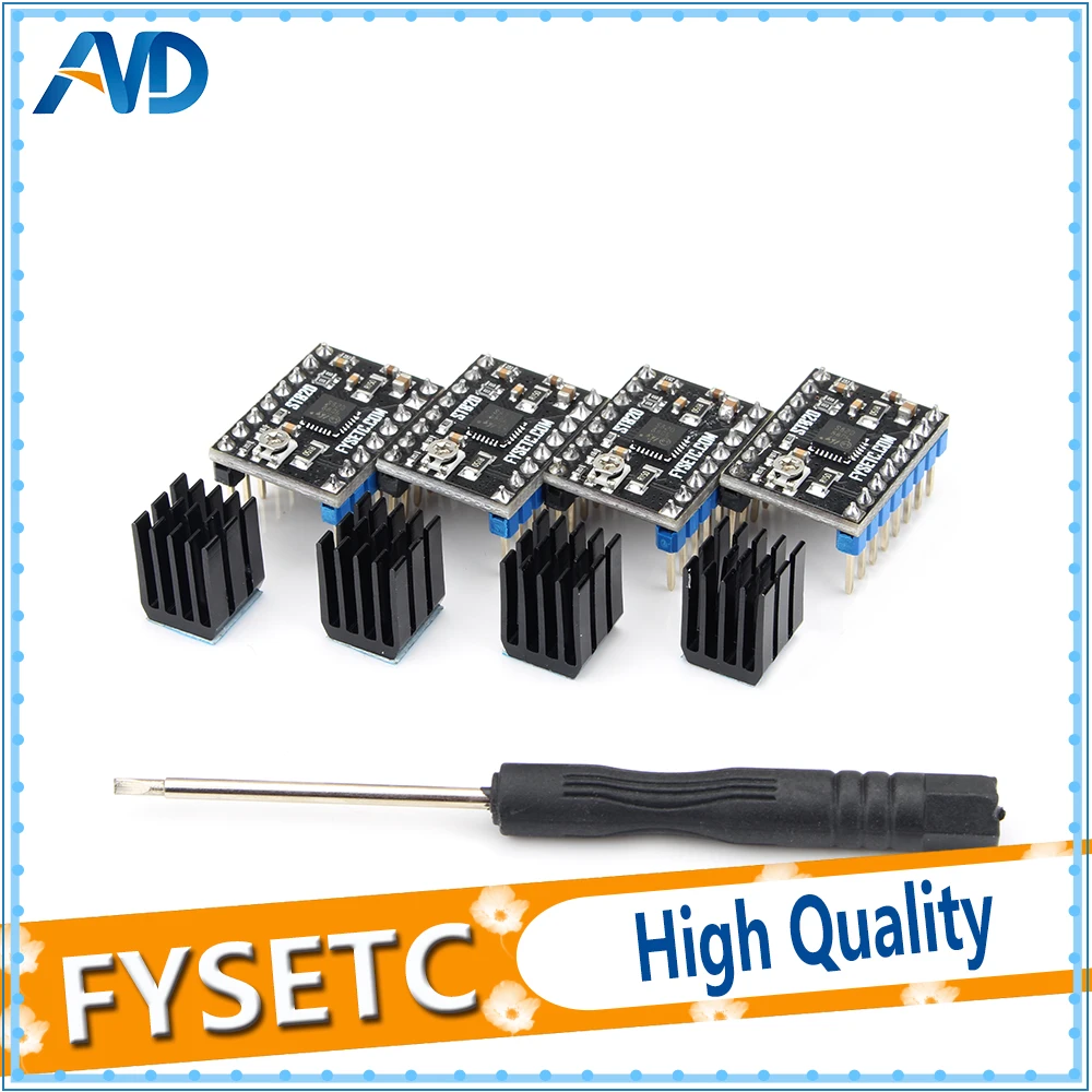 

4pcs ST820 Motor Driver Stepping Smallest 45V Microstepping Peak Current 2.5A RMS Current 1.5A Suitable RAMPS VS TMC2208