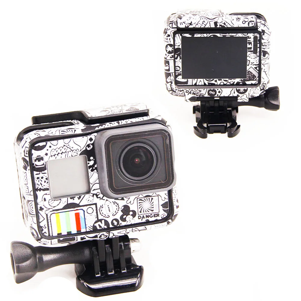 Koop Nieuwe Product Voor Gopro Hero 5 Hero 6 Hero 7 stickers Voor Go Pro 5 6 Sport Camera Hero5 Hero6 7 Protector Case Skin