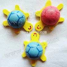 100 шт/партия, милые 3D Черепаха наклейки для дерева, детские игрушки, набор для скрапбукинга, Ранние развивающие DIY. детский сад ремесла. классическая игрушка