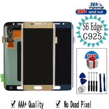 

AMOLED LCD For SAMSUNG Galaxy S6 edge G925 LCD Display G925F Touch Screen Tested Digitizer Assembly