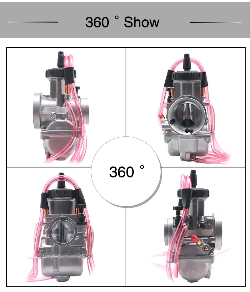 ZSDTRP 4T Engine 33 34 35 36 38 40 42mm PWK Keihin Carburetor Used at Off-road Racing Motor Motocross Scooter with Good Power