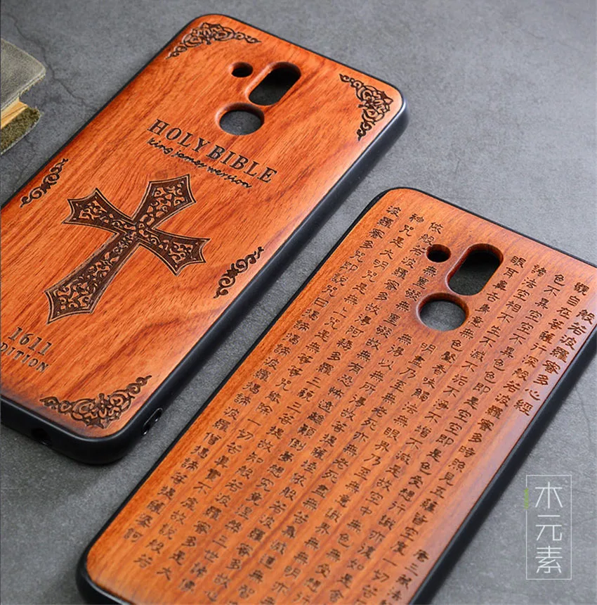 2018 New Huawei Mate 20 Lite Case Slim Wood Back Cover TPU Bumper Case For Huawei Mate 20 Lite Phone Cases Mate20 lite (2)