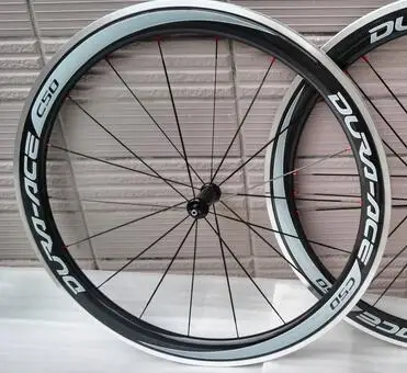 Best price at $366 Cheap width 23mm 700c free shipping favorable sticker carbon clincher wheel 50mm alloy brake surface powerway R36 ceramic