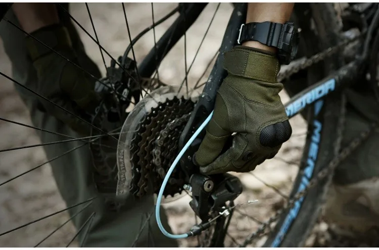 Army Gear Tactical Gloves Men Full Finger SWAT Combat Military Gloves Militar Carbon Shell Anti-skid Airsoft Paintball Gloves