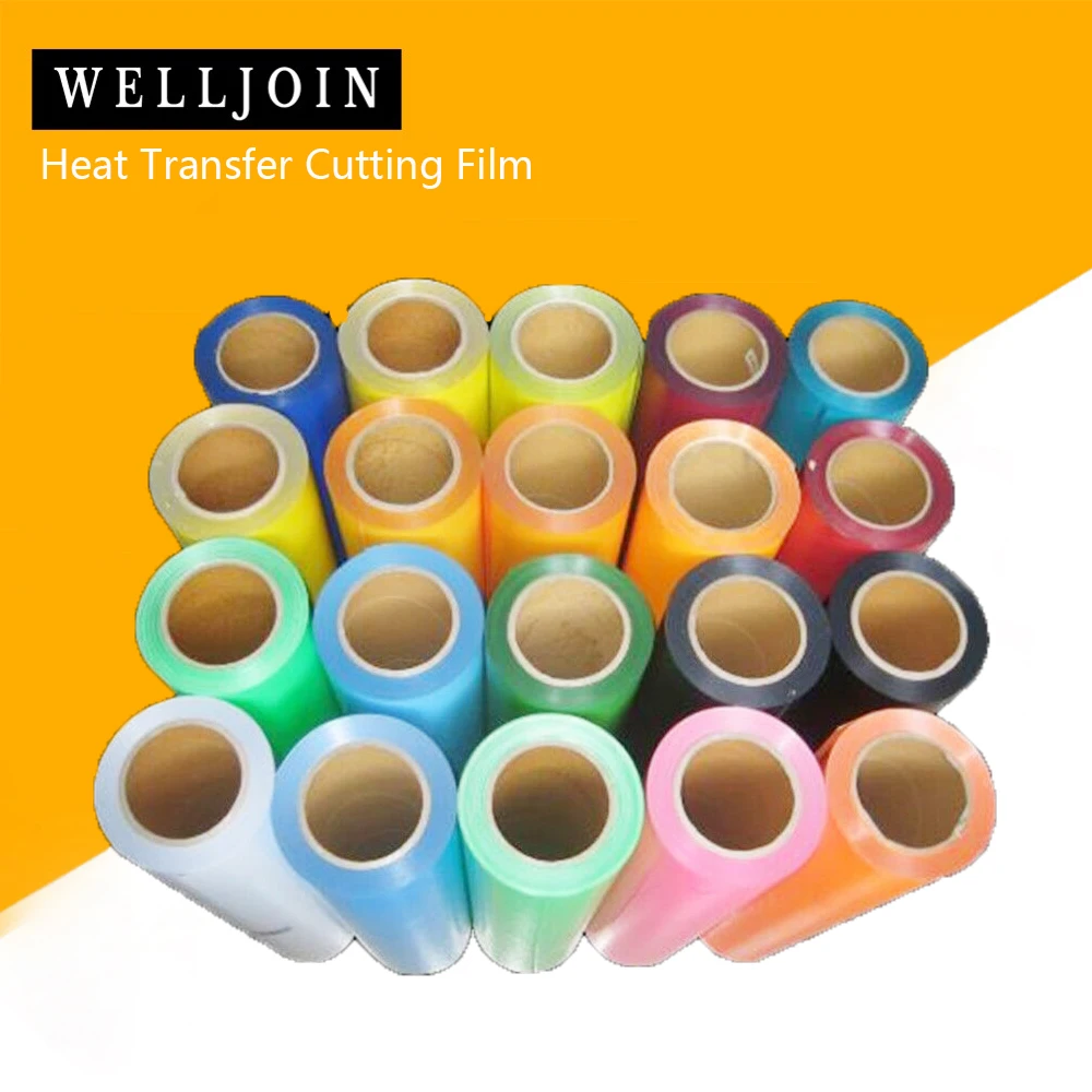 

25 Meters Heat Transfer Vinyl Cutting Film Cutter Press Iron-on for Textile