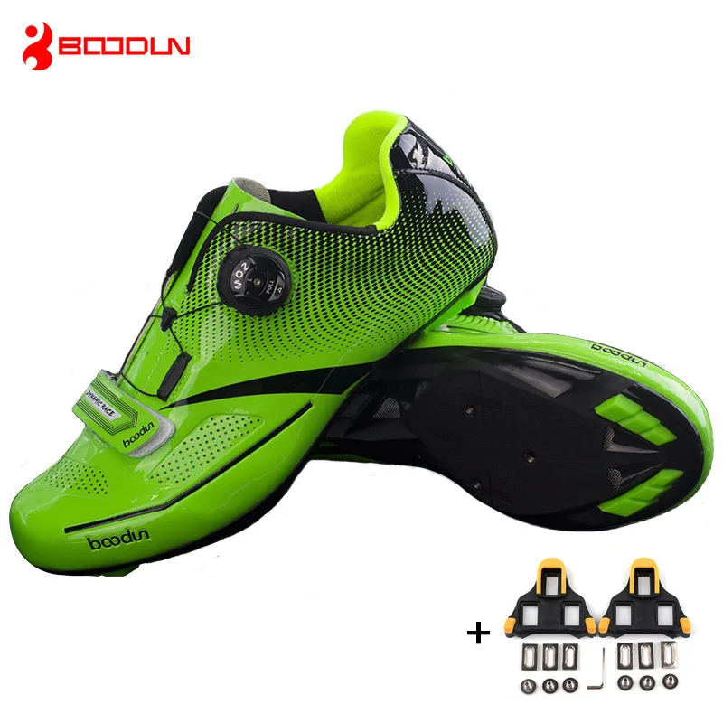 BOODUN 2018 ultraligero autobloqueo Pro zapatos de Ciclismo para Hombre Zapatos de triatlón para bicicleta