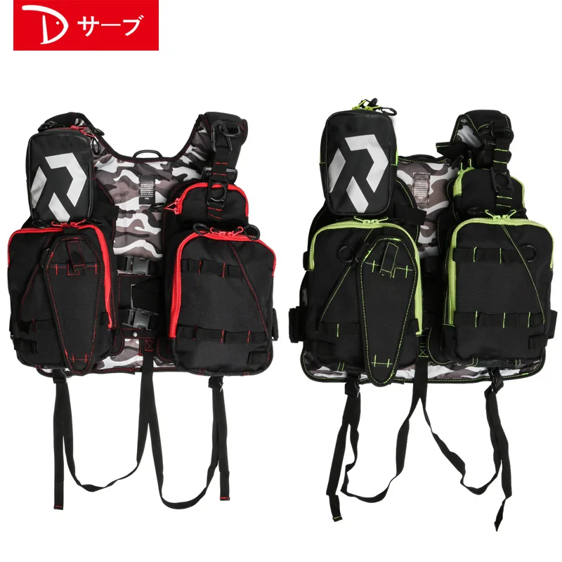 

2020 DAIWA NEW Fishing Life Jacket Vest Summer DAIWAS Multi-function Buoyancy 120 Kg Outdoors Sports DF-3007T DAWA Free Shipping