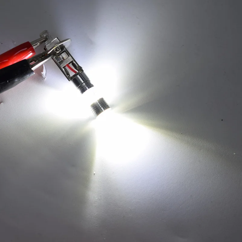JanDeNing 2 шт. H1 30 Вт 6 светодиодный 6-SMD Автомобильный светодиодный противотуманные лампочки дневные ходовые огни лампы для фар с объективом