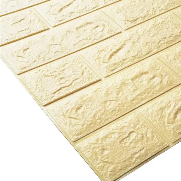 2019 new PE Foam 3D Wallpaper DIY Wall Stickers Wall Decor Embossed Brick Stone Wallpaper Room House 70 X 38.5CM Poster
