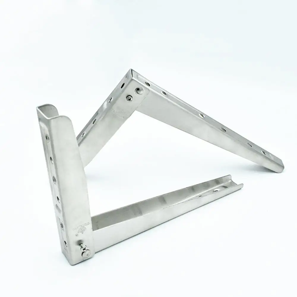 

Stainless Steel Folding Support Shelf Rack 30cm 90 Degree Folding Triangular Scaffold Support Frame Iron Corner Brackets