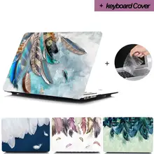 Жесткий чехол для ноутбука чехол для Macbook New Air 13 A1932, Air Pro retina 11 12 13 15 13,3 A1466 A1706 A1989 крышка+ крышка клавиатуры