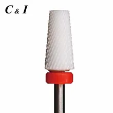 Керамика большие конические-песок F-Керамика ногтей Бурильные долото для Электрические ногтей сверлильный станок-ногтей бит