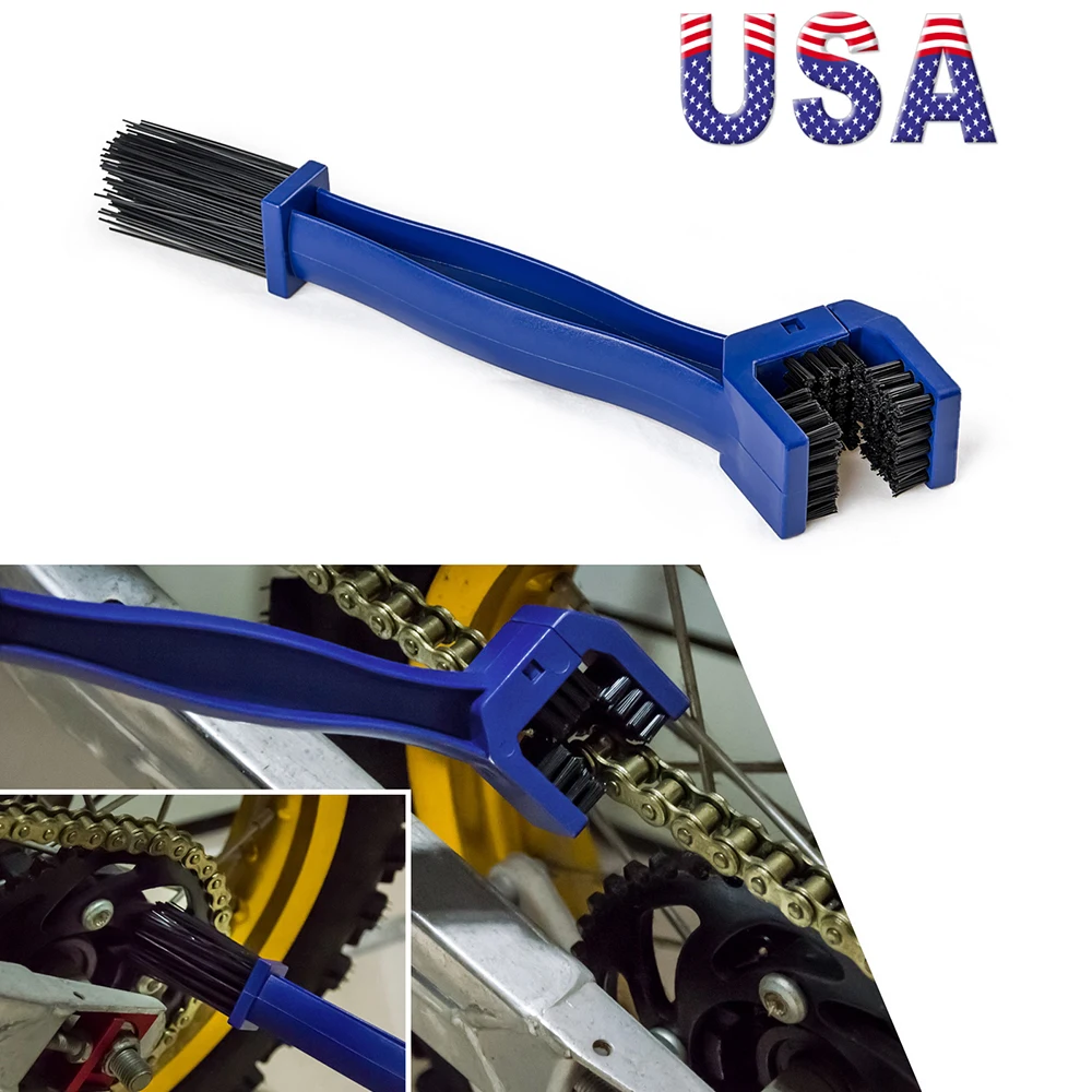 

Motorcycle Bicycle Chain Clean Brush Gear Grunge Brush Cleaner Outdoor Cleaner Scrubber Tool Universal Off-Road Dirt Pit Bike 1p