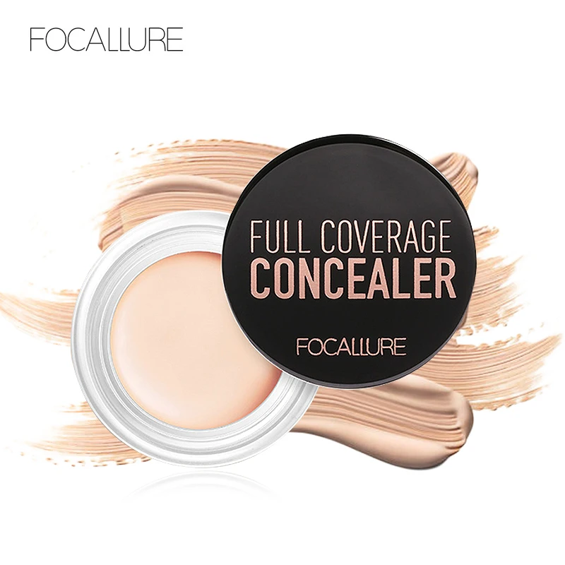 

Focallure Brand Nude Brighten Concealer Powder Cream Beauty Oil-control Pro Conceal Foundation Cream Makeup Cosmetics Maquiagem