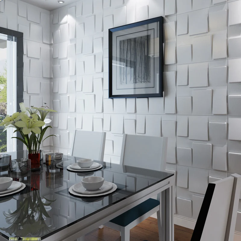 3D пластиковые стеновые панели текстурированный дизайн художественный пакет из 12 плитки для спальни гостиной украшения стен