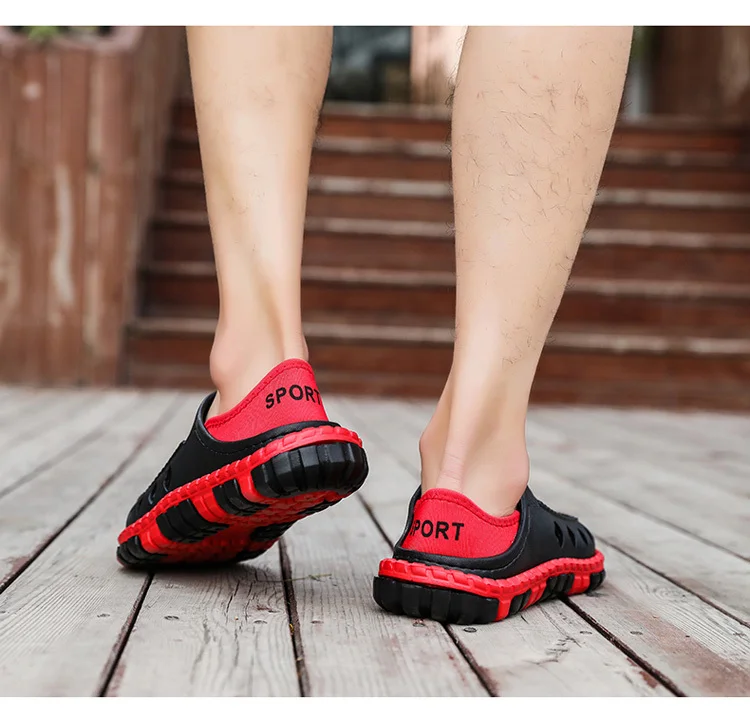 Non-slip Doctor Shoes Summer Medical Slippers Men Soft Bottom Sandals Hospital Laboratory Dental Clinic Pharmacy Work Shoes