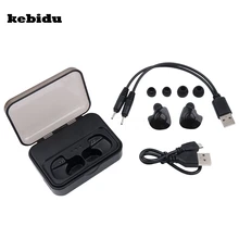 Kebidu Беспроводная Bluetooth V 4,1 стерео гарнитура 2 в 1 Мини Bluetooth наушники настоящие bluetooth наушники TWS стерео наушники