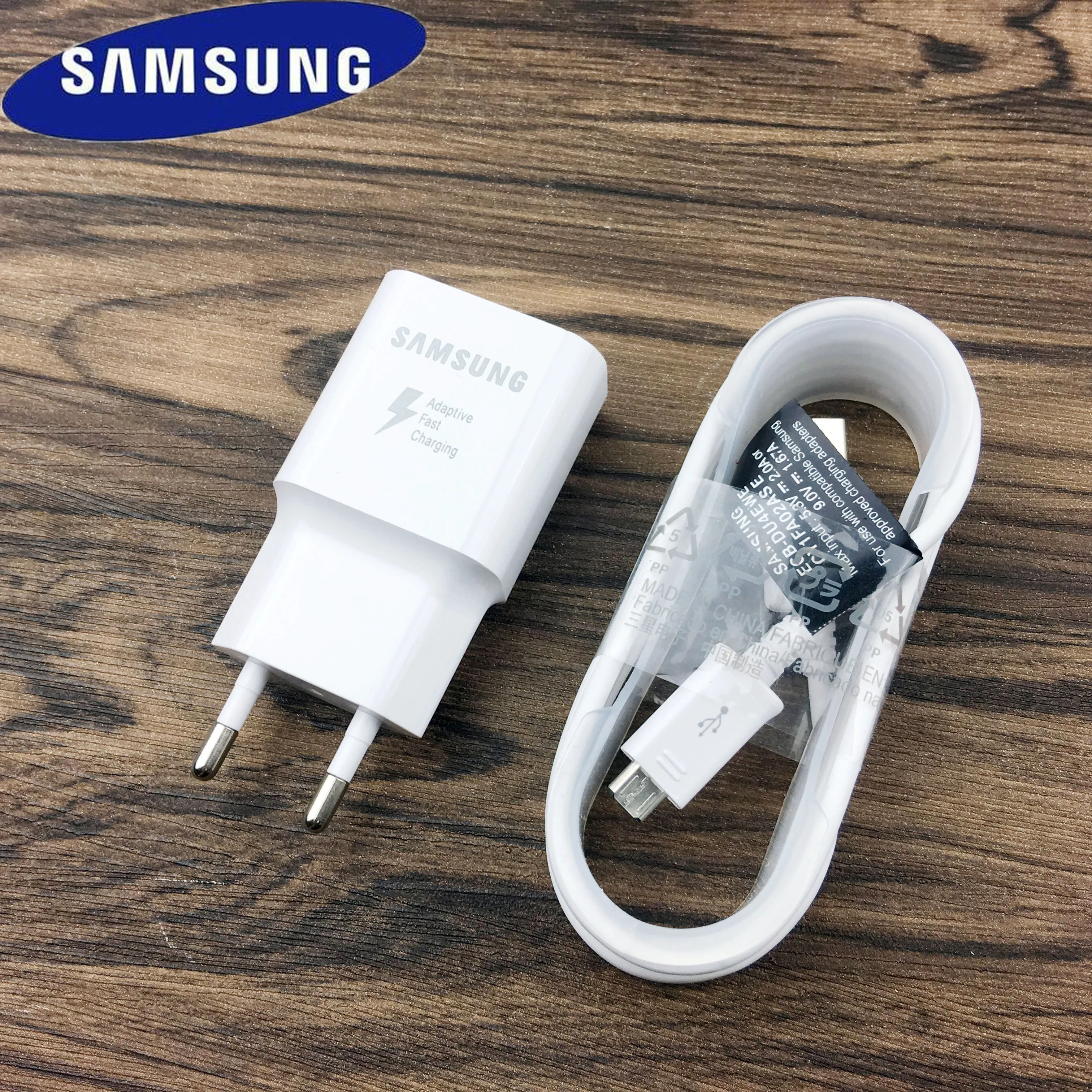 

Original EU Samsung Galaxy Fast Charger QC 3.0 charger 150cm Micro Cable USB For Galaxy a8 a6 a5 s6 s7 j3 j5 j7 2017 edge s4