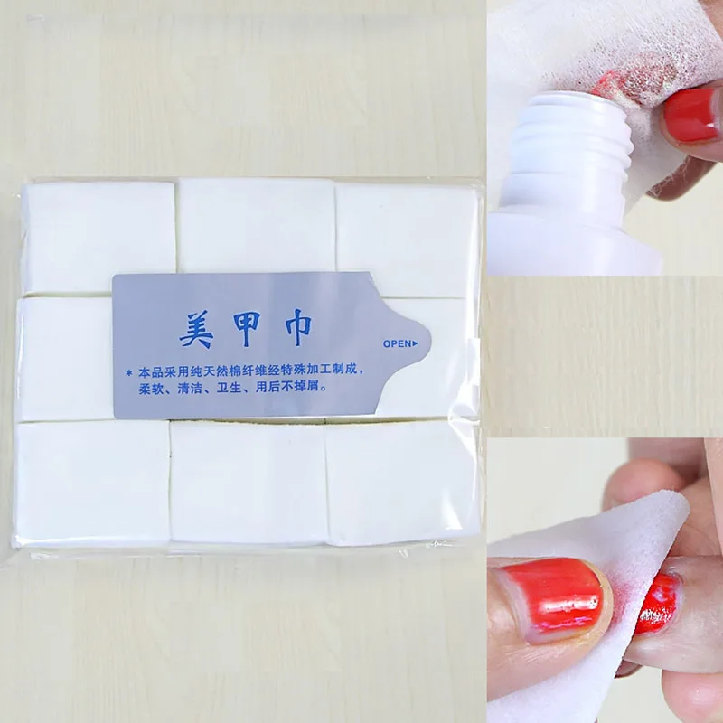 

Nails Tool 900Pcs/Pack Nail Sticker & Decal Nail Art Tips Manicure Polish Remover Clean Wipes Cotton Lint Pads Paper Nail Tools