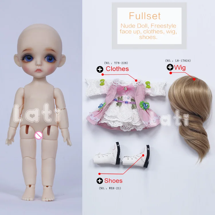 Бесплатная доставка куклы Lati Yellow S.Belle sd/bjd модель тела 1/8 кукла bb для девочек и
