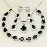 Trendy-Water-Drop-Black-Topaz-925-Sterling-Silver-Jewelry-Sets-For-Women-Wedding-Earrings-Pendant-Necklace.jpg_200x200