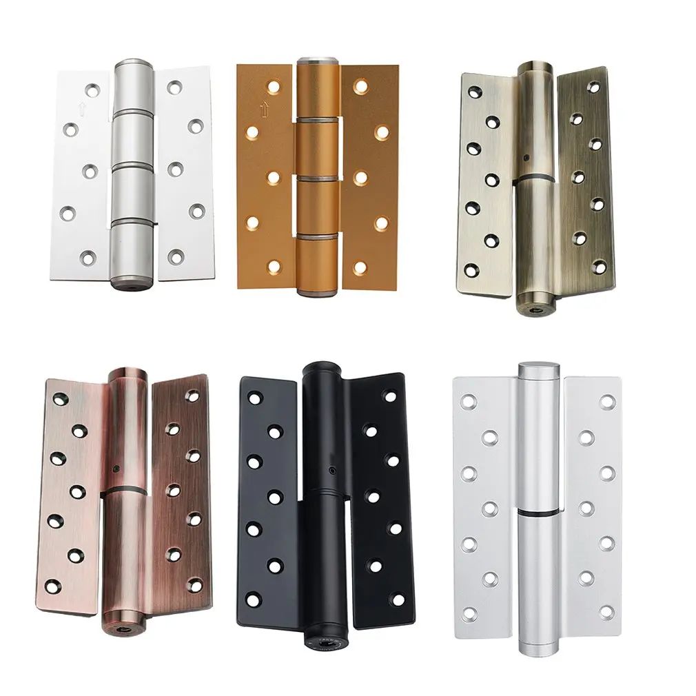 

1Pcs 6inch Automatic Door Closer Hinge Hydraulic Buffer Damping Spring Hinged Blind Door Self-Closing Page Right Open