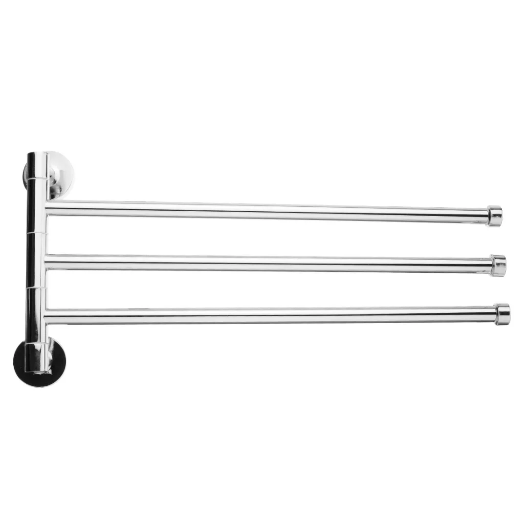 

1Pcs Bathroom Towel Holder Stainless Steel Swivel 2/3/4 Swing Arm Bar Rails Rack Wall Mounted Hanger
