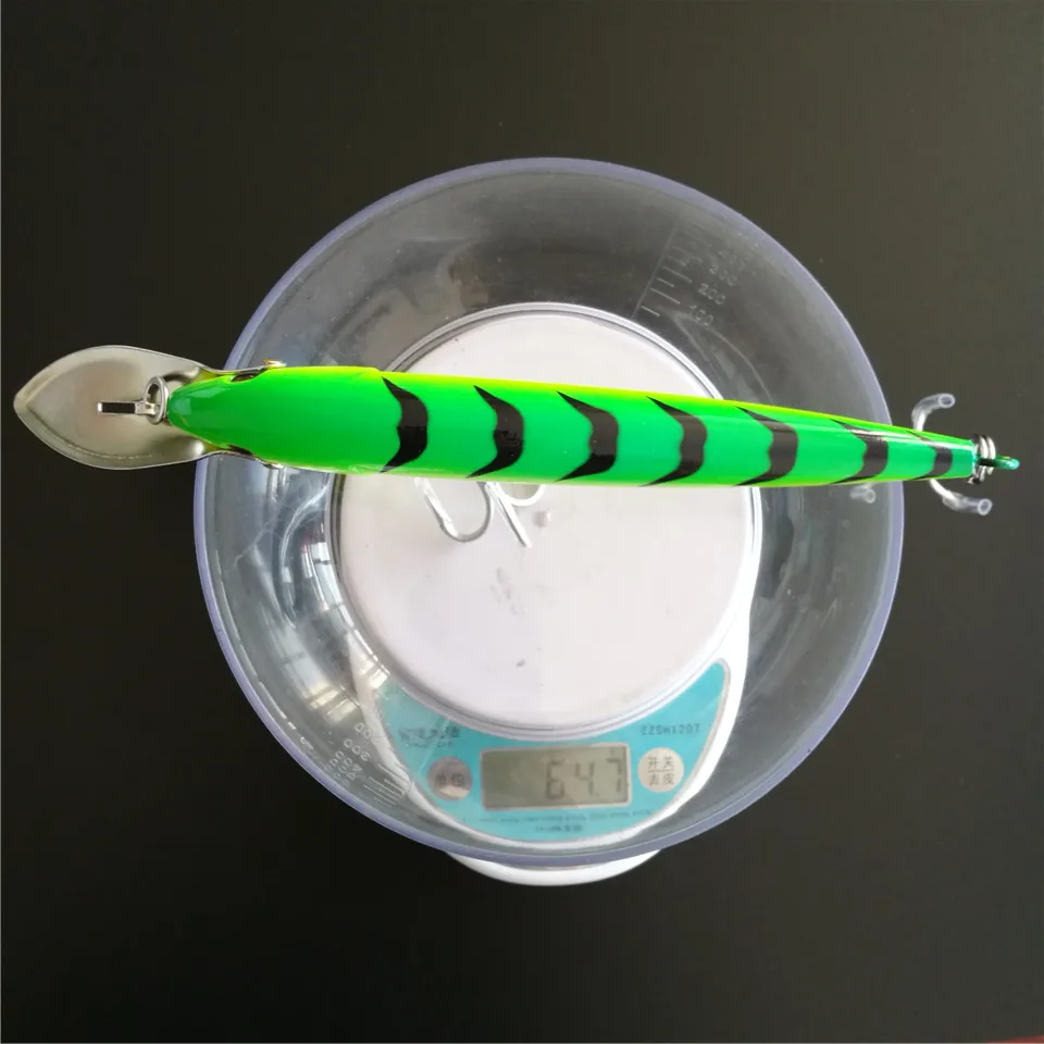 NOEBY 4 шт./лот куртка с блесна приманка 32g/130 мм 64 7 г/185 76 г/225 вида цветов 3D глаза
