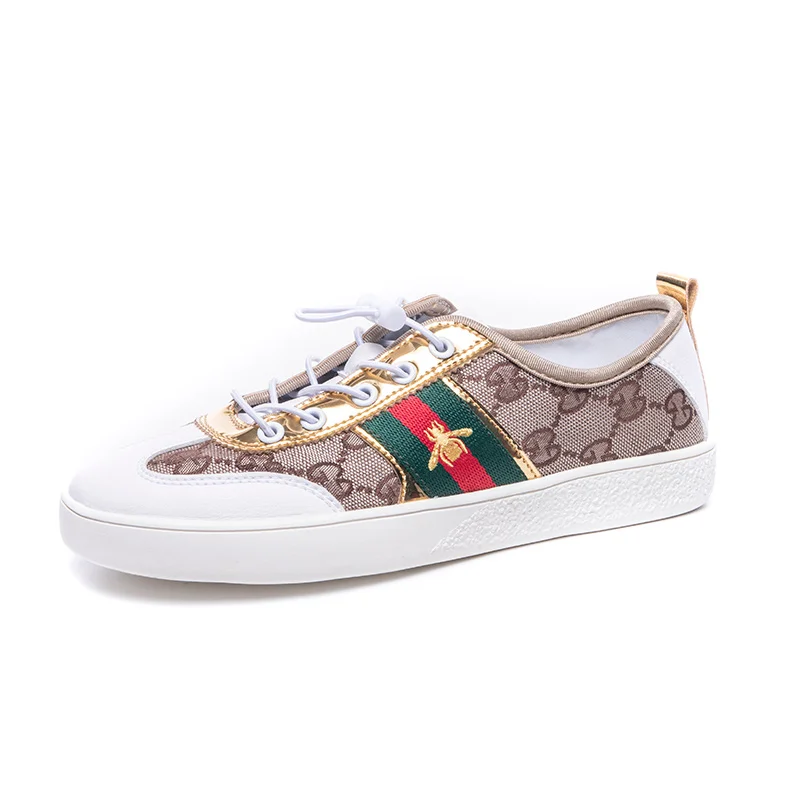 

Breathable Women Shoes Sales Lace Up Canvas Shoes Luxury Brand Sneakers Shoes Summer Designer Little Bee Shoes