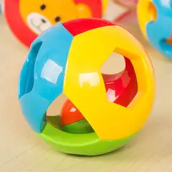 Новый Kawaii для новорожденных погремушки Пластик Игрушки для маленьких детей дрожание рук Белл кольцо Игрушечные лошадки Животные медведь