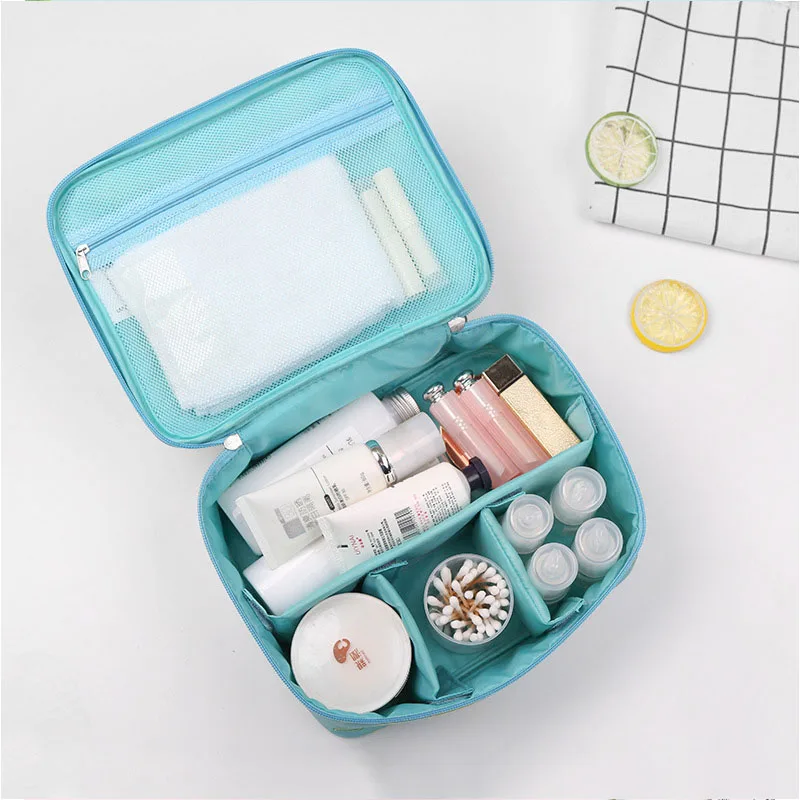 Soomile العلامة التجارية فلامنغو سلسلة السفر المحمولة التجميل حقيبة DIY المنظم حقيبة مستحضرات تجميل للنساء يشكلن الرجال طقم أدوات الحلاقة