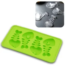 2 компл./лот мороженое DIY Ice Cube лоток рыбьей кости-образный мороженое плесень Frozen Maker для жаркого лета инструмент питьевой Кухня Инструменты