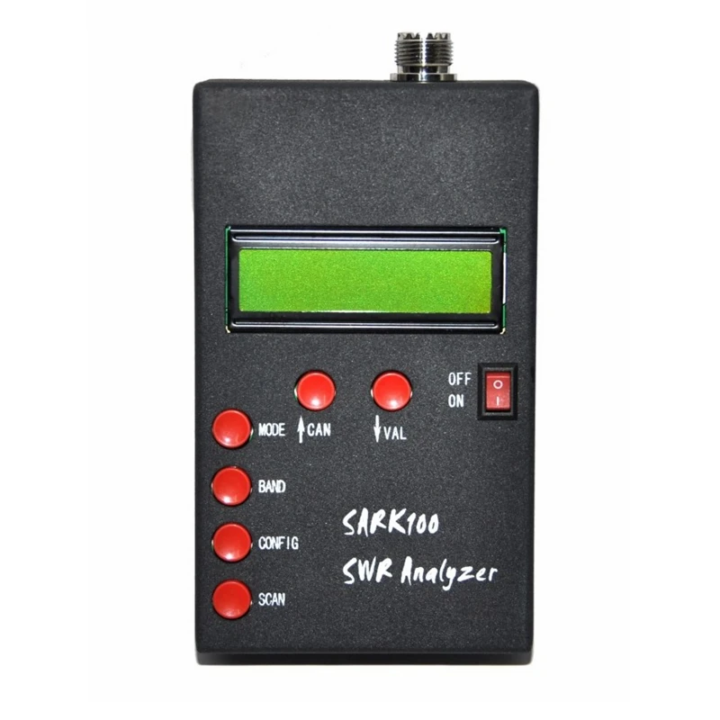 

1pcs High Quality SARK100 1 - 60 Mhz ANT SWR Antenna Analyzer Meter Tester For Ham Radio Hobbists