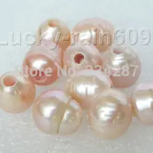 2 мм отверстие 20 штук Розовый Пресноводный Жемчуг Свободные бусины